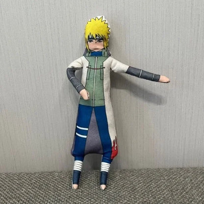 28cm NARUTO Plush Toy Kakashi Anime Cosplay Keychain Cotton Doll Slender Twistable Shape Room Abstract Model Decoration Gift Toy