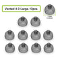 Hearing Aid Domes for Phonak Replacements,Phonak hearing aid 4.0 Domes 10pcs, Universal Domes for Phonak-Unitron RIC Hearing aid