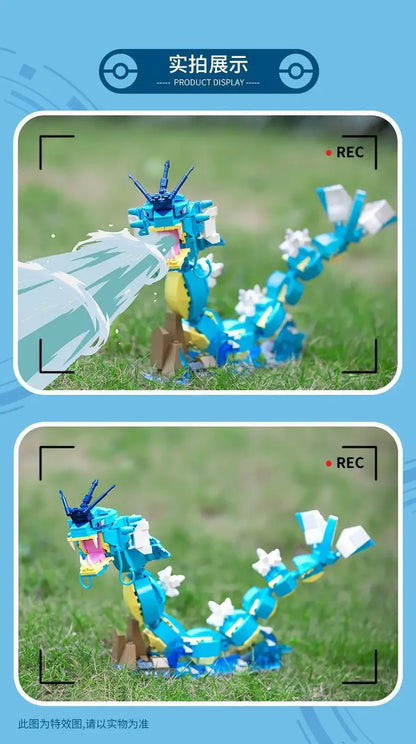 Pokemon Cartoon Pikachu Building Blocks Bulbasaur Toy Children's Assembled Model Pet Elf Kid Children Gift Compatible With Lego