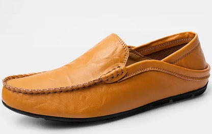 YUYIN Men's Leather Casual Loafers Wedding Dress Shoes Daily Casual Shoes New Large Size Fashionable Versatile High-Quality Shoe