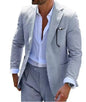 2027 New Spring And Autumn Mens Digital Printed 2 Piece Suit Set Plus Size Smart Casual Blazer Outfit For Business And Wedding