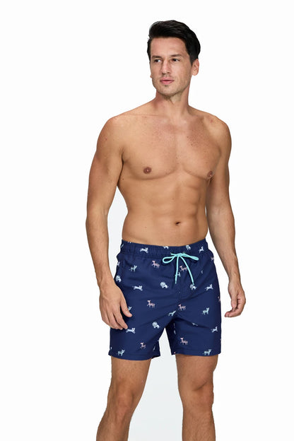 Escatch 2026 Summer New Mens Shorts Polyester Quick Dry Board Mesh Liner Side Pockets Run Gym Swimsuit Surf Swim Trunks For Man