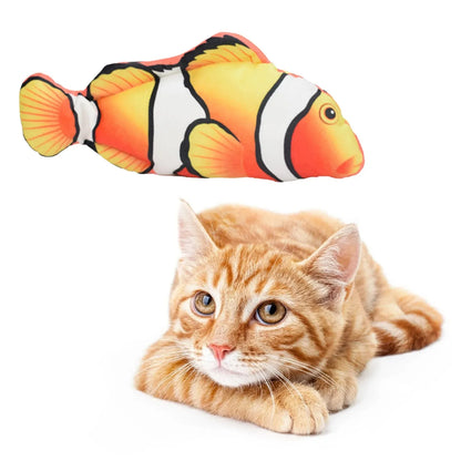 Fashion USB Charger Fish Interactive Electric Floppy Fish Cat Toy  Pet Cats Chew Bite Toys Pet Supplies Cats Dog Cat Toys Fish