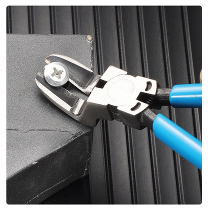 Multifunctional Car Clip Pliers Diagonal Pliers Car Rivet Tightening Pliers Wire Stripping Plier Staple Screwdriver Removal Tool