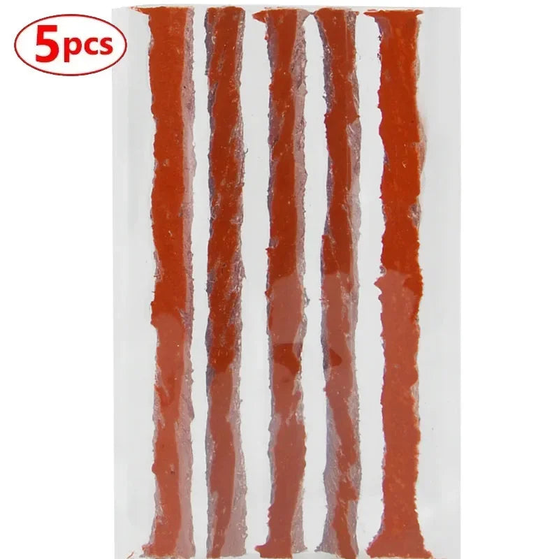 Tire Repair Strips Tubeless Rubber 100/5 Pcs (One piece is equal to five sticks.) Motorcycle and Bike Tyre Puncture Repair.
