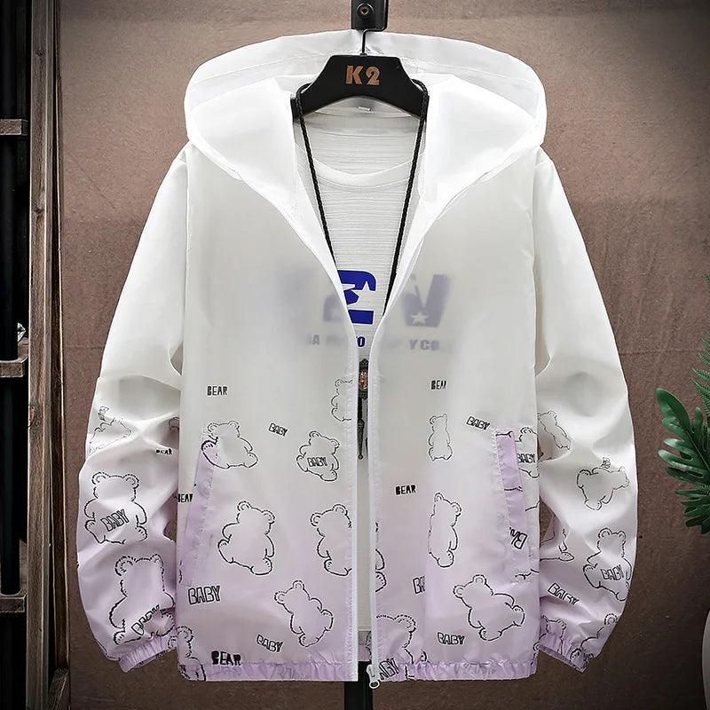 Outdoor Men's Thin Jacket Sunscreen Jacket 2024 New Summer Casual Windproof Jacket Breathable High-quality Jacket