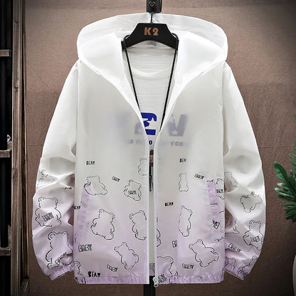 Outdoor Men's Thin Jacket Sunscreen Jacket 2024 New Summer Casual Windproof Jacket Breathable High-quality Jacket