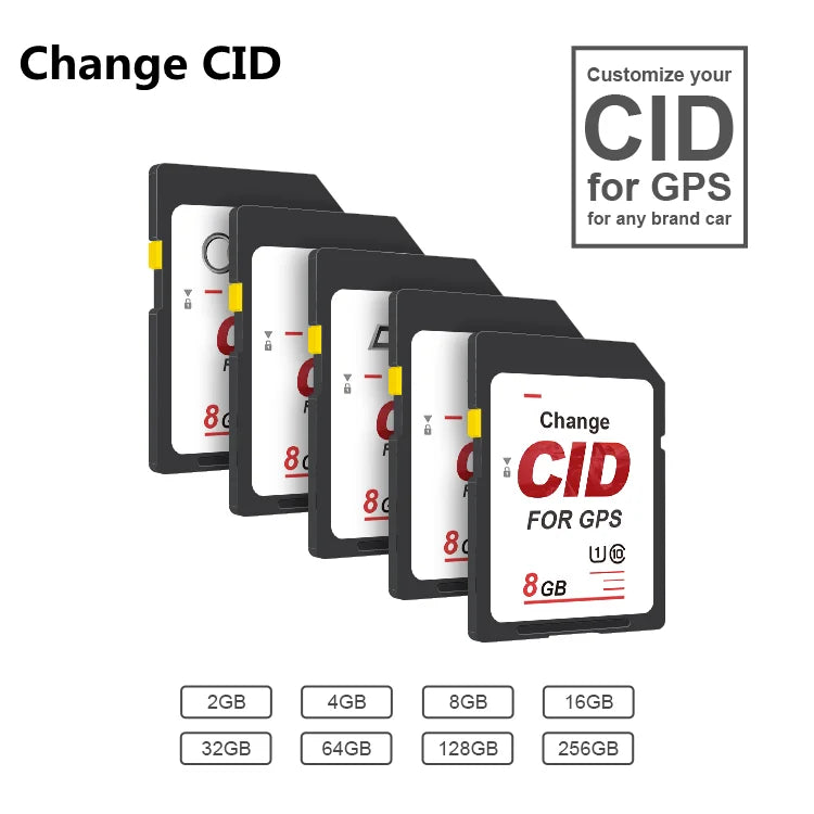 Change cid16GB memory card 4GB memory card 8GB 16GB high speed CID navigation GPS map