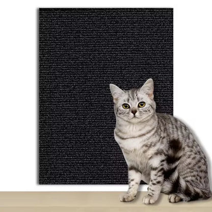 DIYSelf-Adhesive Cat Scratching Mat Trimmable Cat Carpet Cat Scratching Carpet Corner Wall Cat  Scratch Sofa Furniture Protector