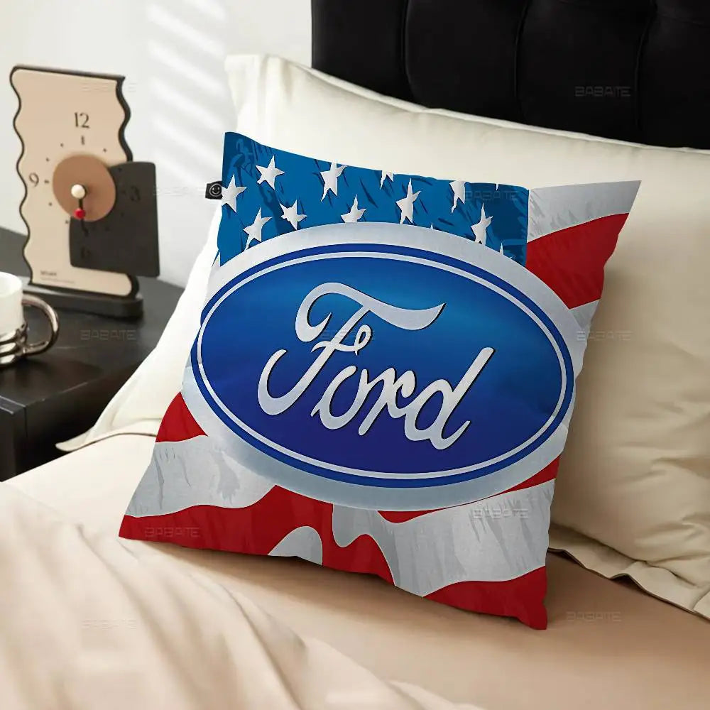 Car F-Ford Pillow Anime Pillow Sofa Bed Head Pillow Cover Cushion Cover 45x45 cm Fashion