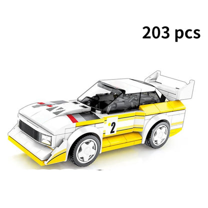 City Speed Racing MOC Car Sports Building Blocks Bricks Classic Rally sport Super Racer Vehicles Christmas gift Technical toys