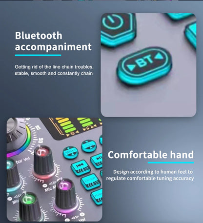 Zealsound Professional Podcast Live SoundCard Equipment Bundle with 48V XLR Microphone for PC Recording Singing Streaming Gaming