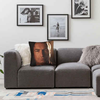 Saul Goodman Actor Square Pillow Case Breaking Bad Cushion Covers Customized Zippered Decorative Pillowcase for Sofa 40*40cm