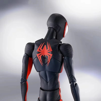 Shf Anime Spider-man Figuarts Miles Morales Gwen Action Figures Gwen Spider Woman Figurine Spiderman Figure Pvc Model Toys Doll
