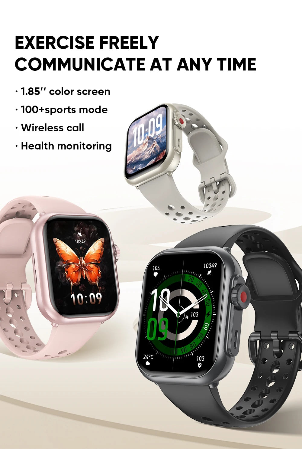 2025New For XIAOMI IOS Watch Ultra2 Smart Watches Women 1000mAh 1.85" AMOLED Full Touch Screen BT Call Ladies Fashion Smartwatch