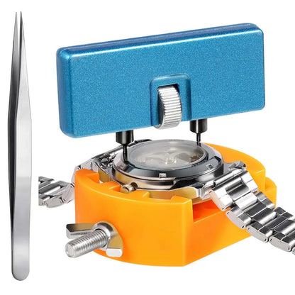3 in 1 Watch Back Remover Tool Set Adjustable Watch Case Opener Repair Holder for DIY Watch Maintenance And Battery Replacement