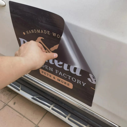 Customizable Magnetic Car Decals—Ideal for Vehicle Advertising and Decoration; Supports Your Own Custom Designs.