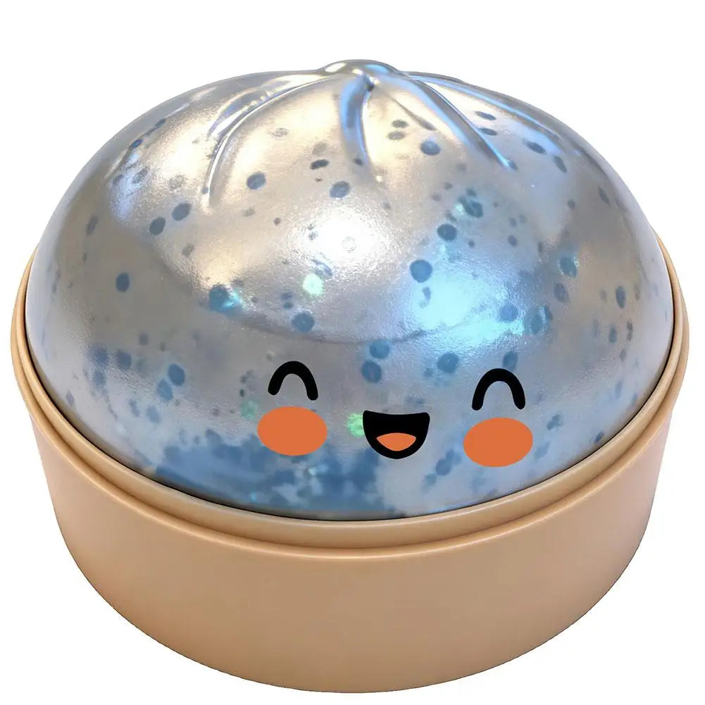 Rainbow Dumpling Squishes Stress Ball Reusable Low Rebound Decompression Toy Soft Dough Ball for Adults & Kids
