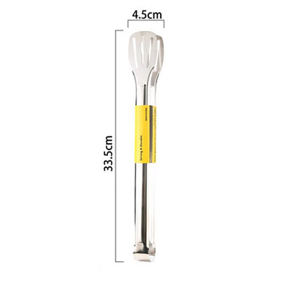 Stainless Steel Food Tongs Pastry Meat Barbecue Clip Anti-Scald Tongs Frying Fish Spatula Clip Bread Clip Household Kitchen Tool