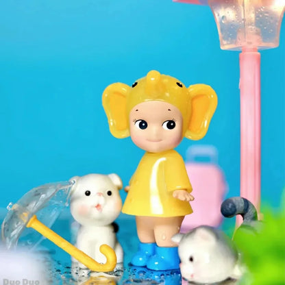 In Stock Mini I Love Rainy Day Series Blind Box Figure Cute Cartoon Doll Collectible Toy For Desktop Decoration Gift