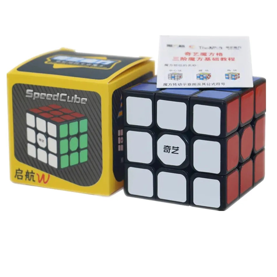 Qiyi Magic Cube 2x2 3x3 4x4 5x5 6x6 Black Stickers Educational Puzzle  Magic Cube Toys For Children Kids Gift Toy Cubo Magico