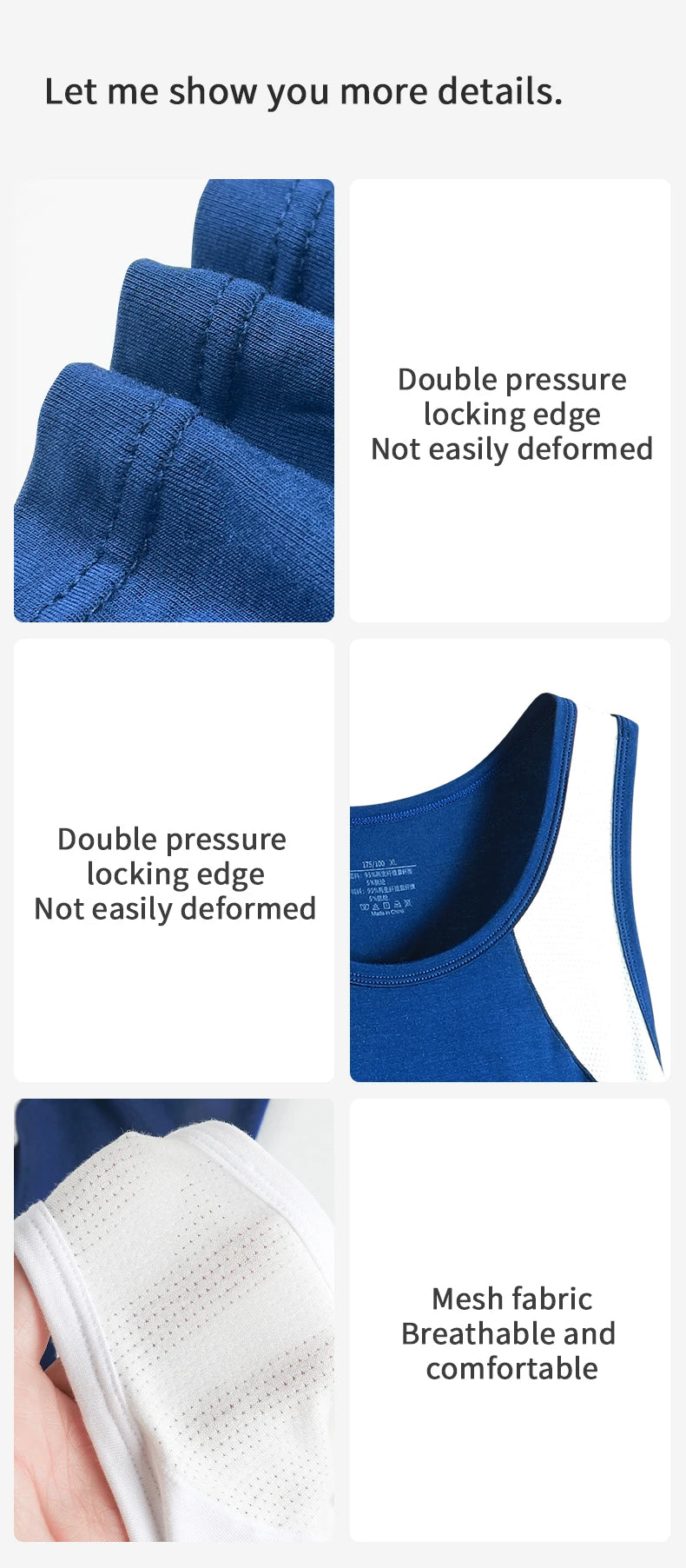 Vest Men's Comfortable Breathable Sling Hurdle Short-Sleeved Young Boys Sports Running Sleeveless T-Shirt Bottoming Shirt Unders