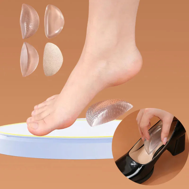 Orthotic Arch Foot Care Comfort Pain Silicone Orthopedic Insoles for Shoes Self-adhesive Foot Pads Flat Feet Arch Support Tools