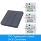 86 Wireless Smart RF 433Mhz 100-220V Wall Panel with Remote Control Mini Relay Receiver Home Led Light Lamp Switch