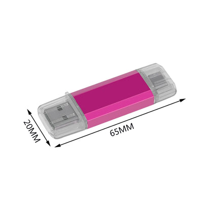 Type C USB 2.0 Flash Drives128GB 2 in1 PenDrive 64GB Multifuncional Memory Stick16GB U Disk16GB Waterproof Flash for Smart Phone