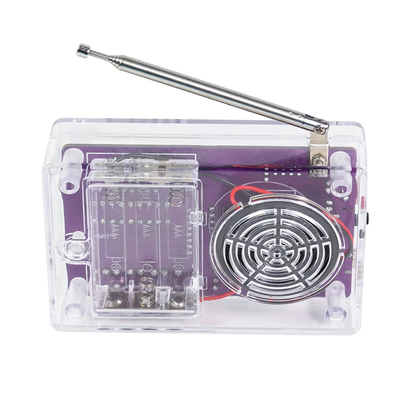 DIY FM Radio Electronic Kit Adjustable Frequency 87-108MHz Practice Soldering RDA5807S Digital Display DIY Soldering HU-017B