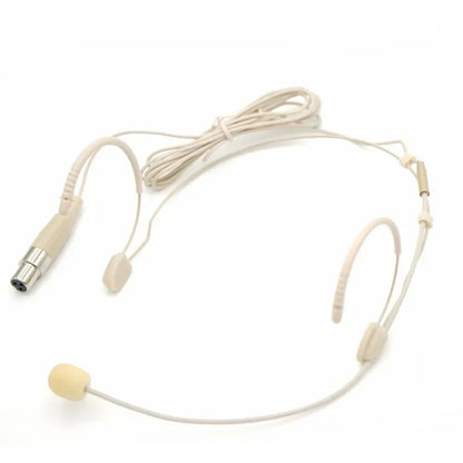 Double Earhook Mic Omnidirectional Headset Microphone For Sennheiser Shure AKG MiPro Audio Technica 4Pin 3Pin TA4F 3.5mm Lock