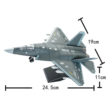 F14 Aircraft Model Plane Toy ABS Fighter Toys su35 J35 Stealth Fighter Model F35 Souvenir Collection Educational Toys