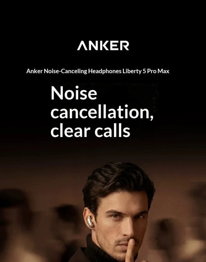 New Anker Liberty 5 Pro Max Noise-Canceling Earphones ANC Active Noise AI Personal Assistant Bluetooth Earphones Gifts