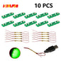 10PCS 0.8mm Pin RGB LED For LEGO Building Blocks USB Lamp DIY Street Light City Electric Decorate 1X1 Brick Compatible All Brand