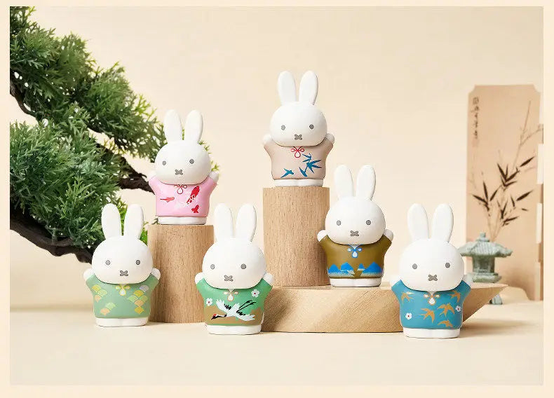 Genuine Blind Box Kawaii Miffy Cartoon Cute Doll Desktop Decoration Figure Birthday Gift Gift Toy for Girl