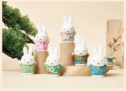Genuine Blind Box Kawaii Miffy Cartoon Cute Doll Desktop Decoration Figure Birthday Gift Gift Toy for Girl