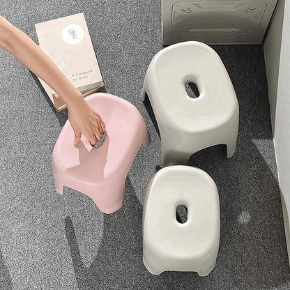Bathroom Stools Shoe Stools Household Plastic Stool Thickened Stackable Small Benches Fishing Stool Children's Low Stool