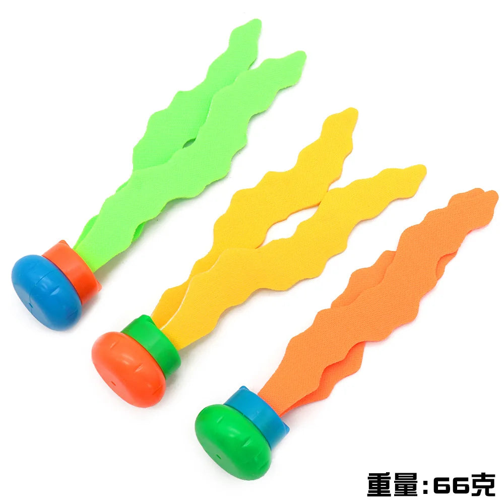Swimming Diving Toys Set for Kids Children's Pool Treasure Hunt Games Diving Torpedo Water Ring Diamond Water Suit Toys Gift