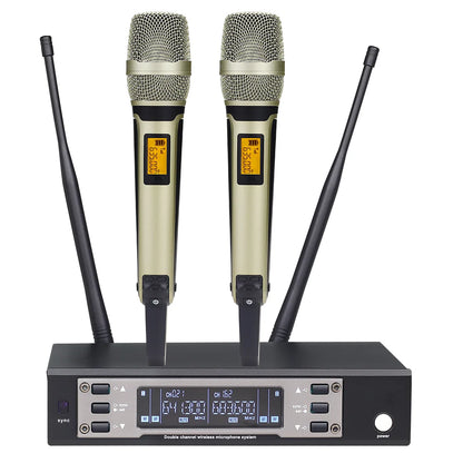 Professional 135G4 SKM9000 2 Channel UHF Wireless Dynamic Microphone 100G4 System DJ Karaoke Stage Performance