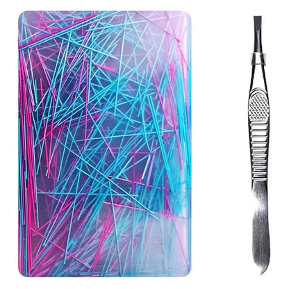 Skin Picking Fidget Toy Silicone Picky Pad Tweezer ADHD Autism Stress Relief Hair Pulling Trichotillomania Peeling Strip