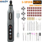 Wireless Rotary Tool 13000mAh Battery 5 Variable Speed Mini Cordless Grinder Pen Style Electric Grinding Polishing Kit for DIY