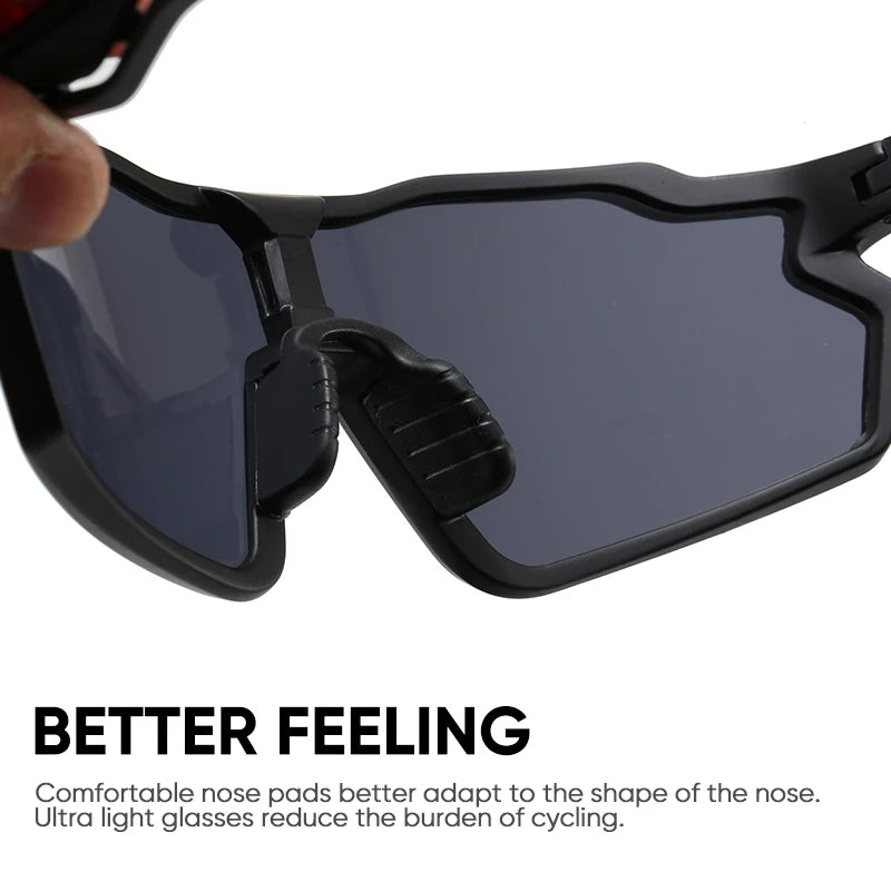 BUCKLOS Cycling Glasses Bike Goggle Outdoor Sport UV Protection Eyeswear Sunglasses Basic/Polarized Bicycle Glasses for Road MTB