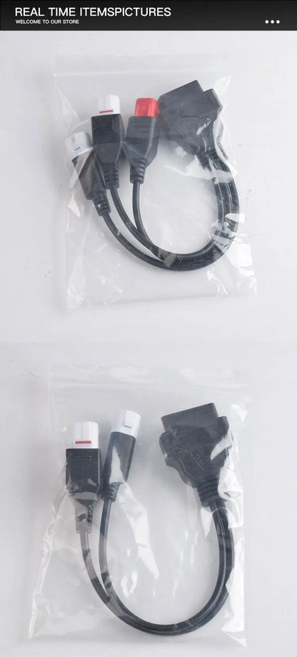 For Yamaha 3/4 /6 Pin To OBD2 Connector Motorbike OBDII Diagnostic Cable OBD Fault Code Reader Adaptor Extension Cable