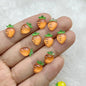 50Pcs New Cute 7-11mm Mini Strawberry, Cherry, Grape, Watermelon Series Resin Flatback Ornament Jewelry Making Manicure Hairwear