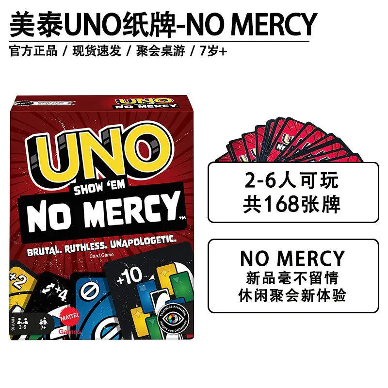 UNO Flip Playing Cards Games, Super Mario, Minecraft, Lord of the Ring, Hot Wheels, No Mercy, Social Board Table Party Games, Ki