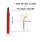 RB1000 Hand Metal Deburring Tool Red with 360 Degree Rotating Blades for 3D Printing Wood Metal Plastic Aluminum Copper Steel