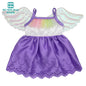 Fits 17-18inch American Doll and New Born Doll Clothes Fashion Dresses, Hooded Jumpsuit, Cardigan Strap Skirts Toys Gifts