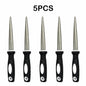 Ergonomic Handle Diamond Grinding Sharpener 1/3/5Pcs Wearproof Curved Flat Design Home Kitchen Blade Maintenance Tool