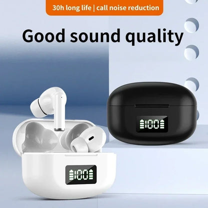 New Wireless Bluetooth Headset Digital Display Headset Touch Control Noise Cancelling Earbuds Ultra Long Life For all smartphone