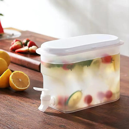 2.8L Cold Water Kettle With Faucet Beverage Dispenser WaterJug Lemonade Juice Container Water Pitcher For Kitchen Refrigerator